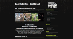 Desktop Screenshot of coolunderfire.co.uk